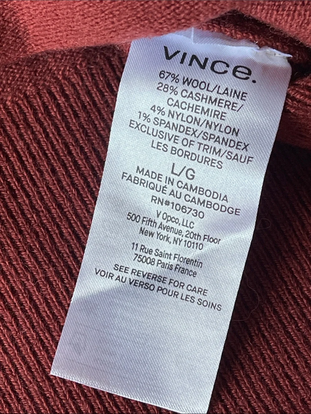 Vince Metal-Button Wool & Cashmere-Blend Cardigan in Siena